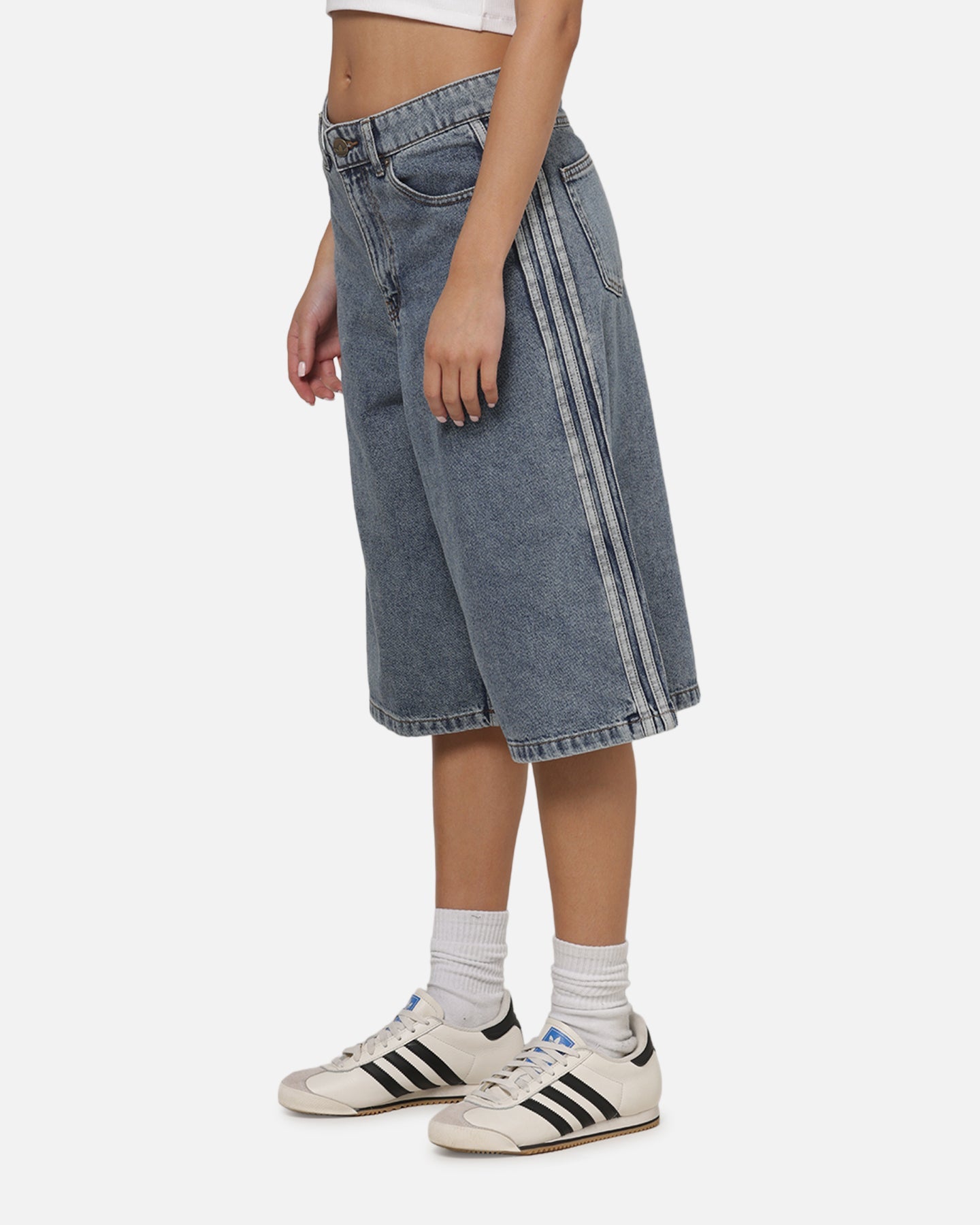 AVILA Adidas Women's Jorts Worn Blue