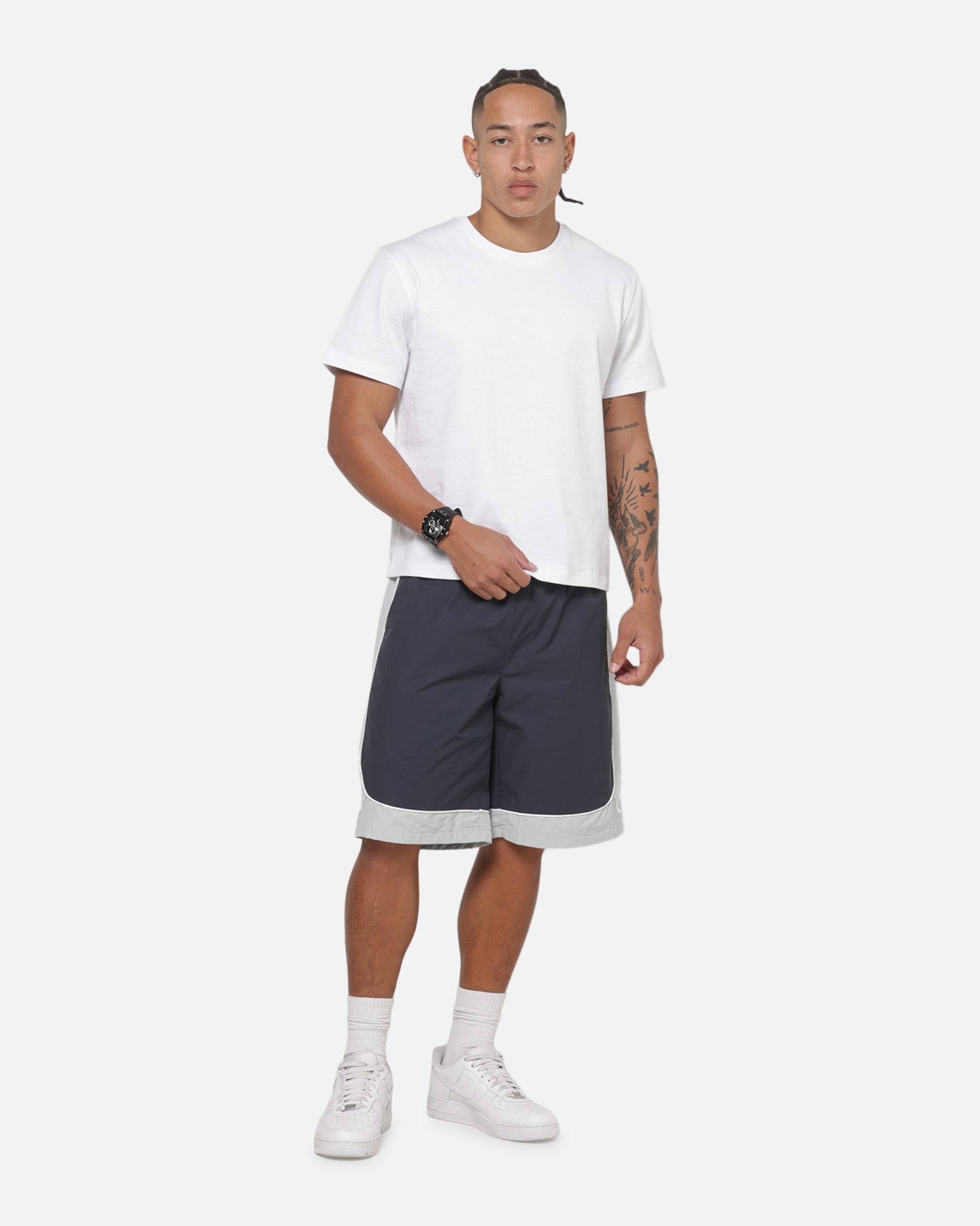 Carre Script Boardshorts Navy/Blue