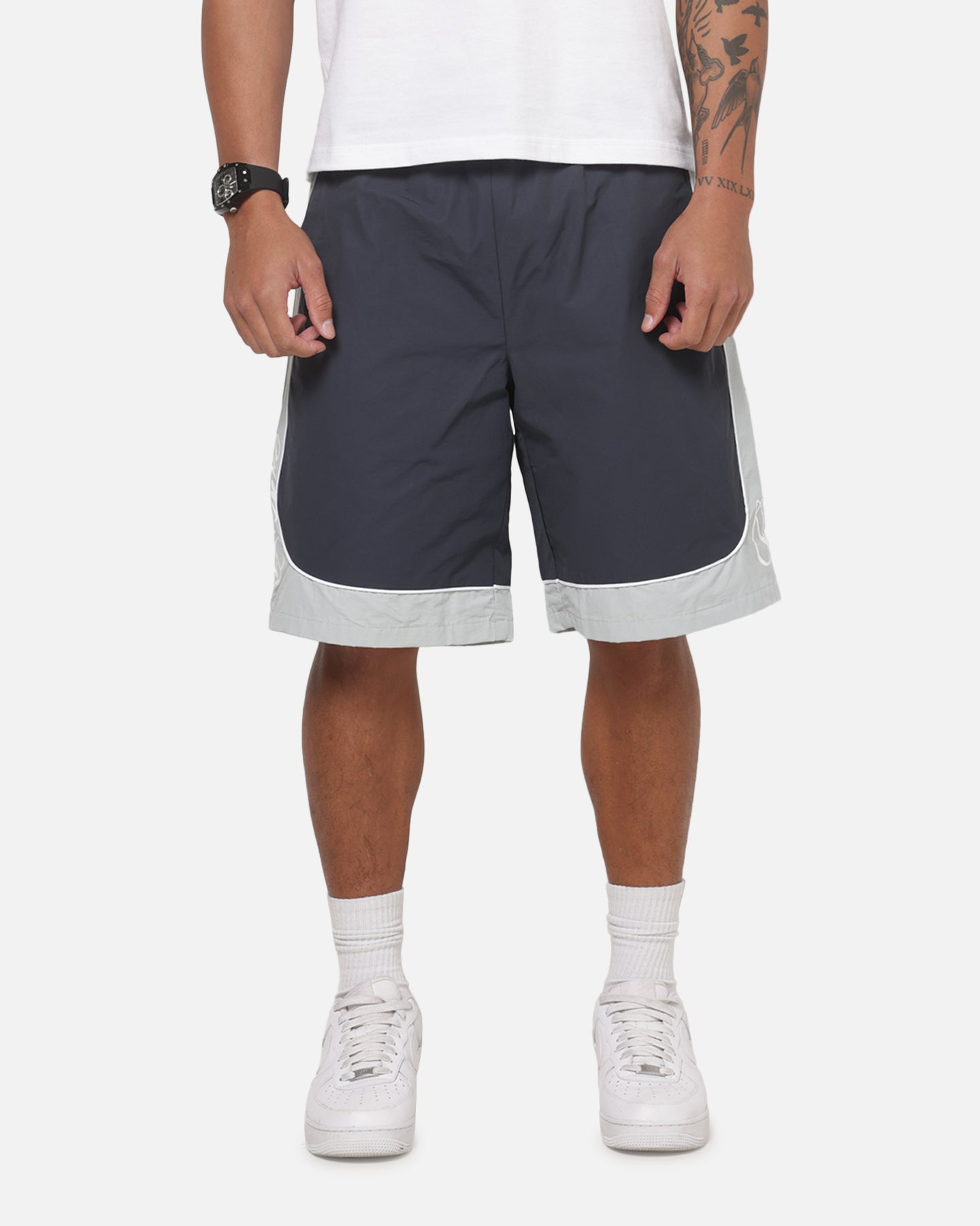 Carre Script Boardshorts Navy/Blue