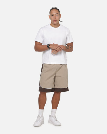 Carre Script Boardshorts Brown