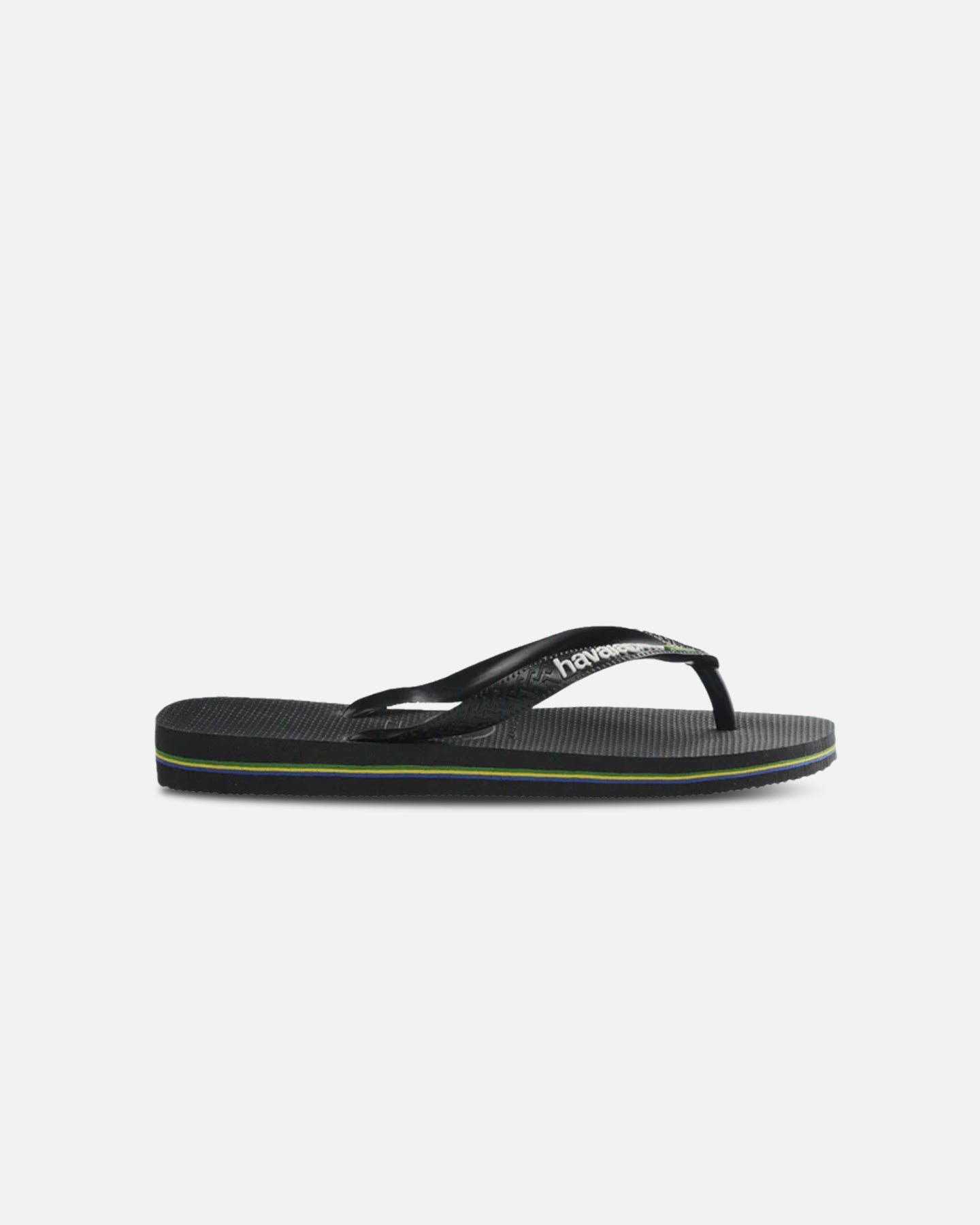 AVILA Havaianas Top Brazil Logo Thongs Black