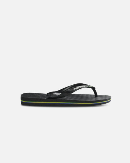 AVILA Havaianas Top Brazil Logo Thongs Black