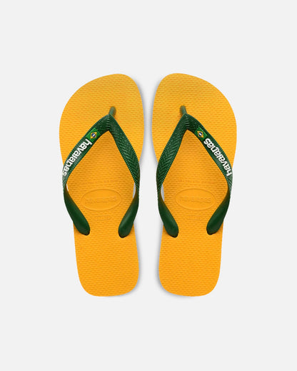 AVILA Havaianas Top Brazil Logo Thongs Yellow