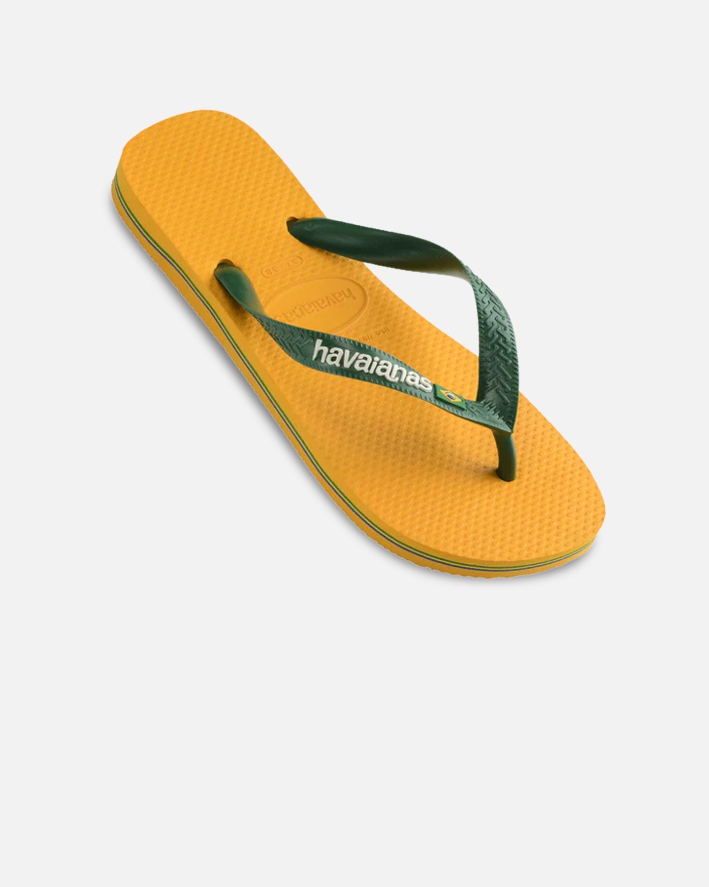 AVILA Havaianas Top Brazil Logo Thongs Yellow