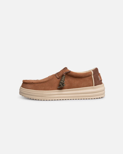 Hey Dude Rev Suede Argan Oil Brown