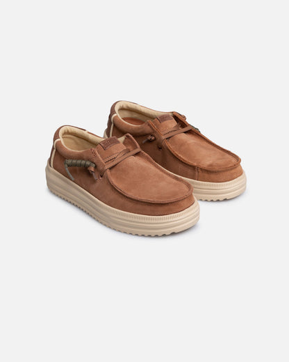 Hey Dude Rev Suede Argan Oil Brown