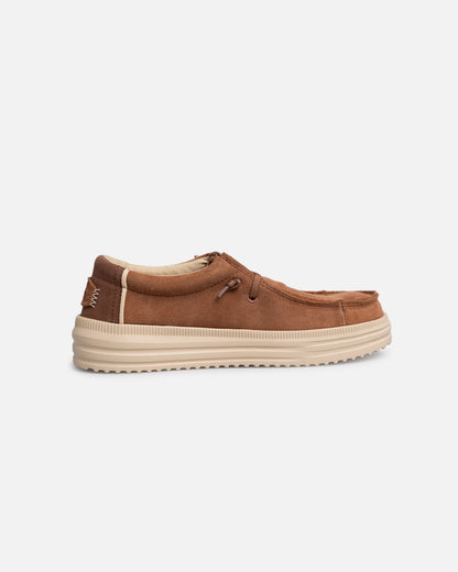 Hey Dude Rev Suede Argan Oil Brown