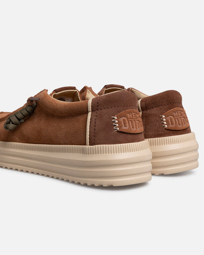 Hey Dude Rev Suede Argan Oil Brown