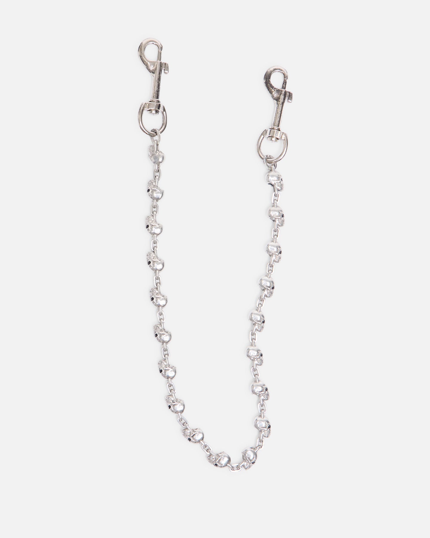 MNML Skull Wallet Chain Silver