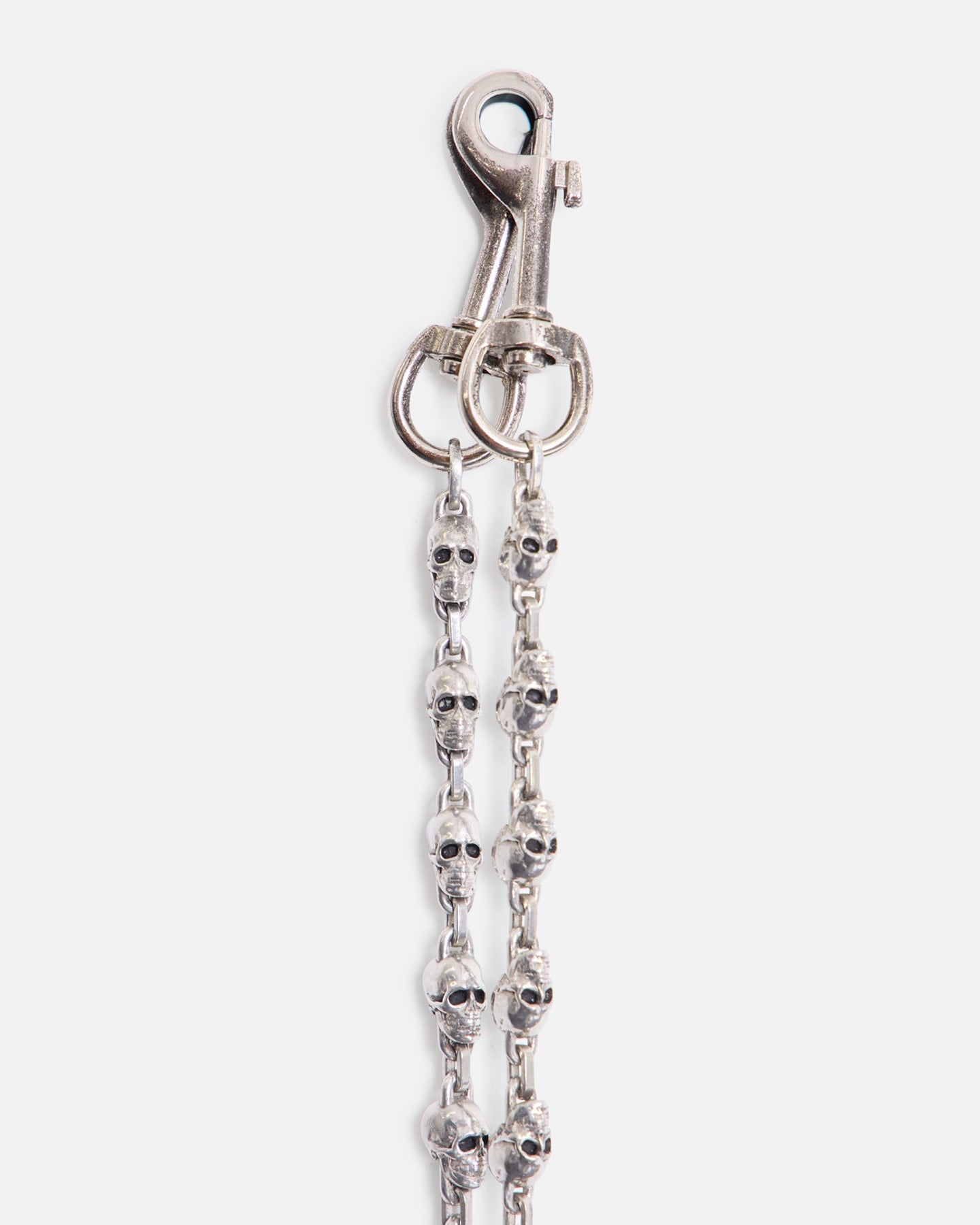 MNML Skull Wallet Chain Silver