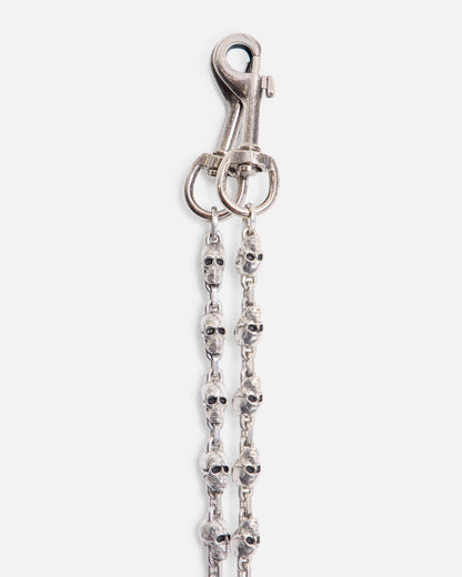 MNML Skull Wallet Chain Silver