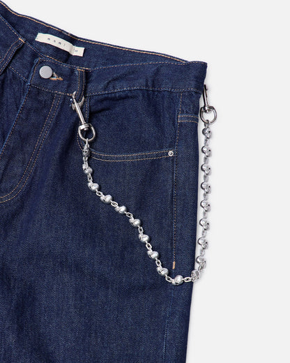 MNML Skull Wallet Chain Silver