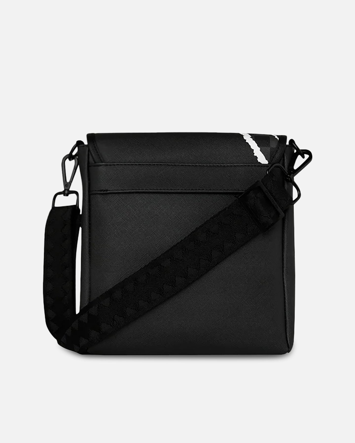 AVILA Sprayground Centre Rip Grey Check Messenger Sling Bag