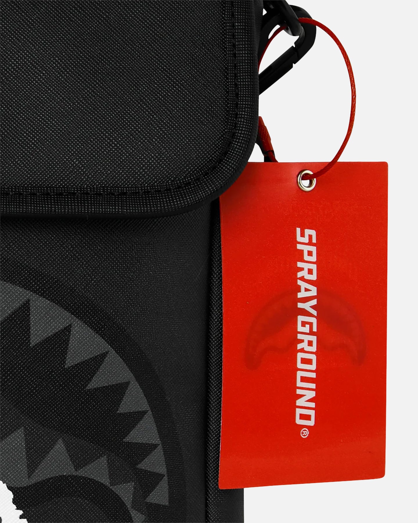 AVILA Sprayground Centre Rip Grey Check Messenger Sling Bag
