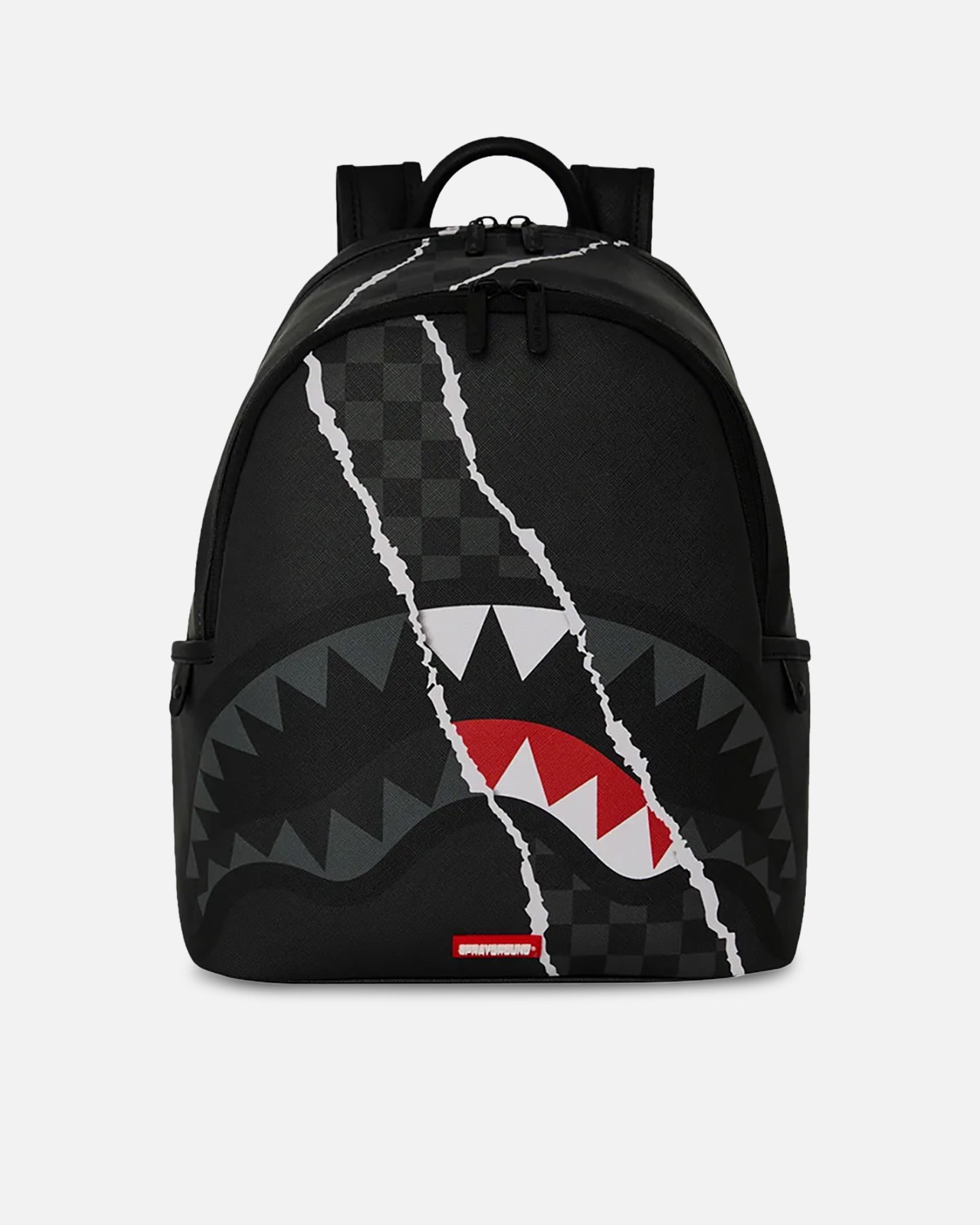 AVILA Sprayground Centre Rip Grey Check Backpack Multi