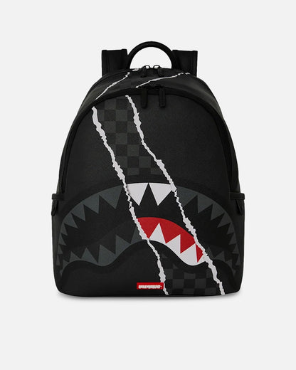 AVILA Sprayground Centre Rip Grey Check Backpack Multi