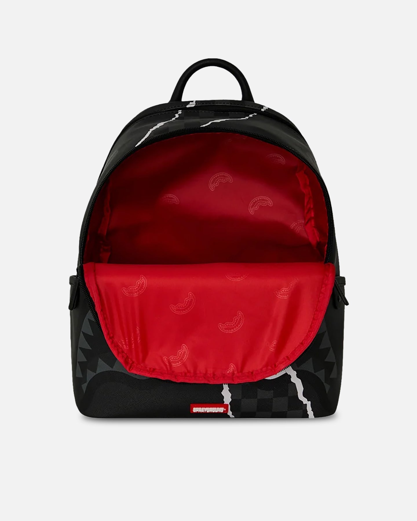 AVILA Sprayground Centre Rip Grey Check Backpack Multi