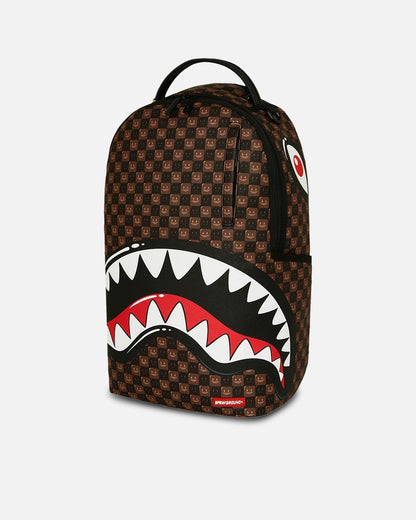 AVILA Sprayground Sharks In Paris Check Backpack