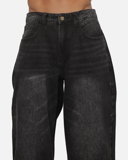 Saint Morta Amplus Pyre Jeans Black Shadow