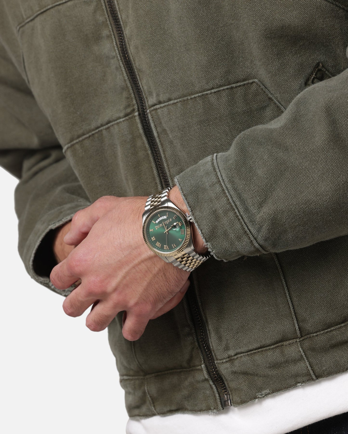 AVILA Palm Angels Primo Watch Silver/Gold/Green