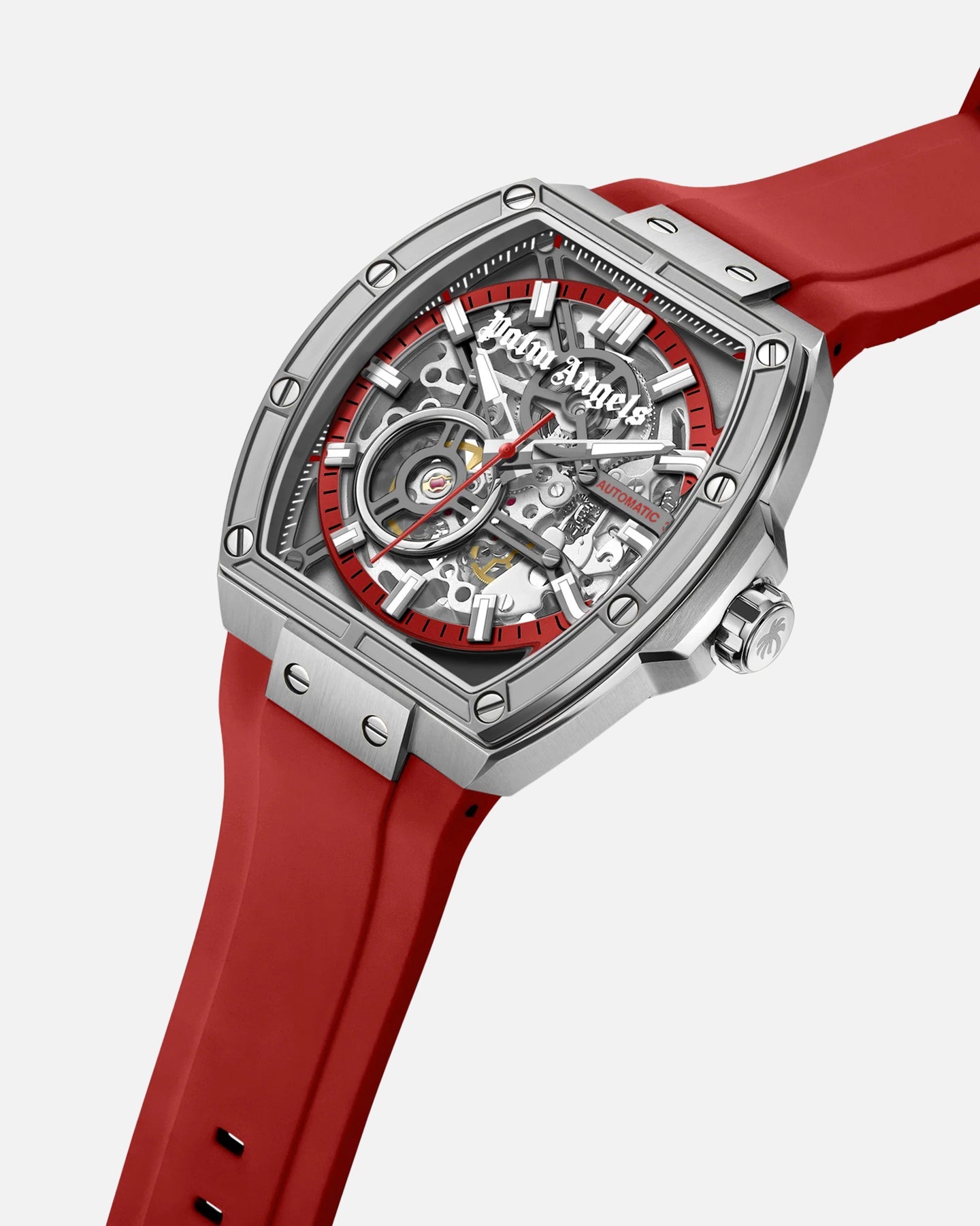 AVILA Palm Angeles Pulse Watch Red/Silver