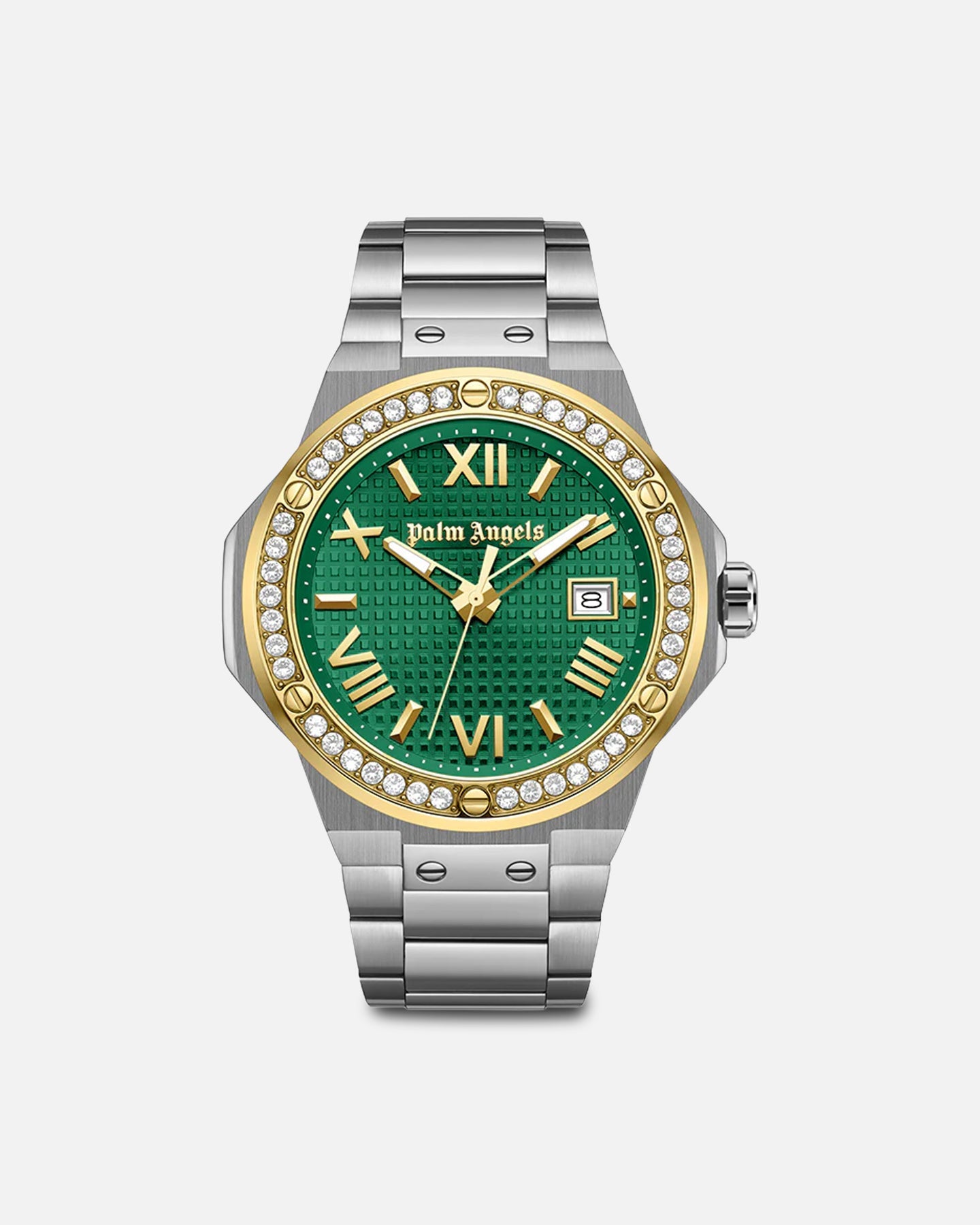 AVILA Palm Angeles Stratos Watch Silver/Gold/Green