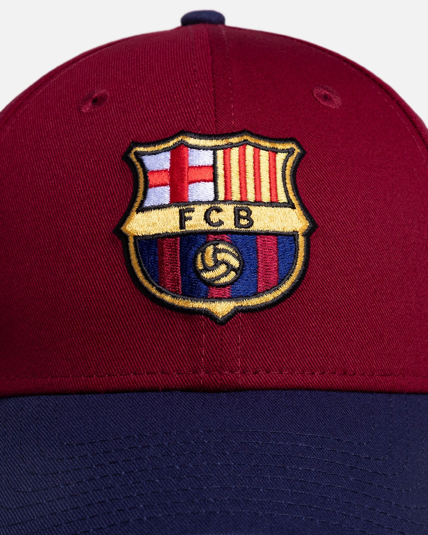 New Era FC Barcelona 'Contrast' 9FORTY Strapback Dark Red