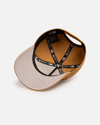 New Era 9FORTY A-Frame Snapback Wheat