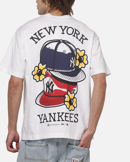 New Era New York Yankees MLB Old School T-Shirt White