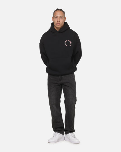 Saint Morta Worldwide Boxy Hoodie Black