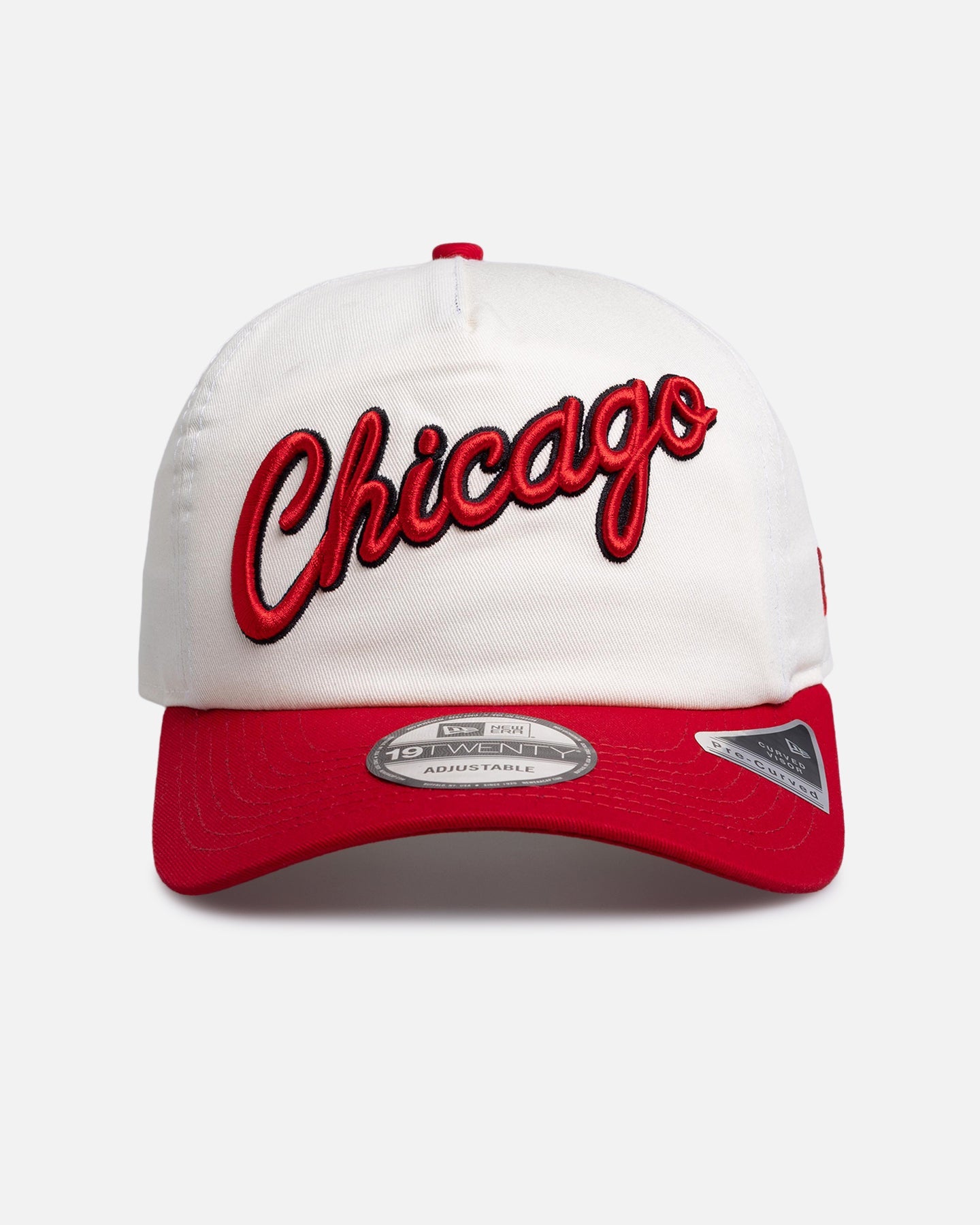 New Era Chicago Bulls 'Chrome White' 19TWENTY Snapback White/Red