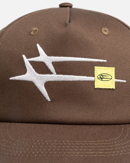 Loiter Hybrid Snapback Cap Brown