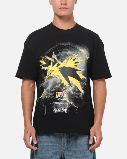 The Pokémon Collection By 73Studio Zapdos Legendary T-Shirt Black