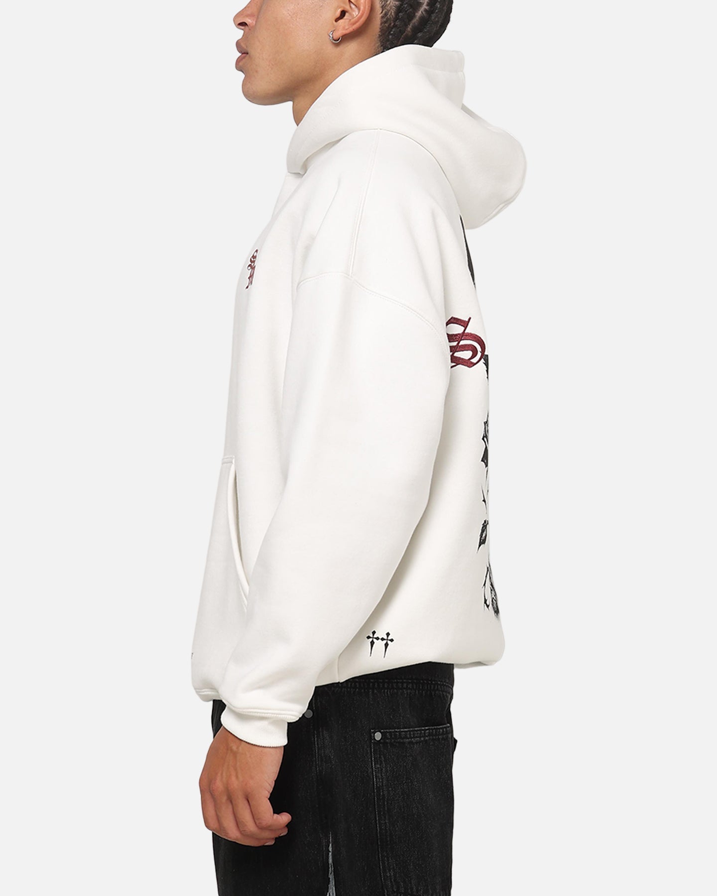 Saint Morta Forever Ever Hoodie Off White