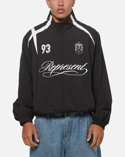 Represent Woven Track Star Jacket Jet Black