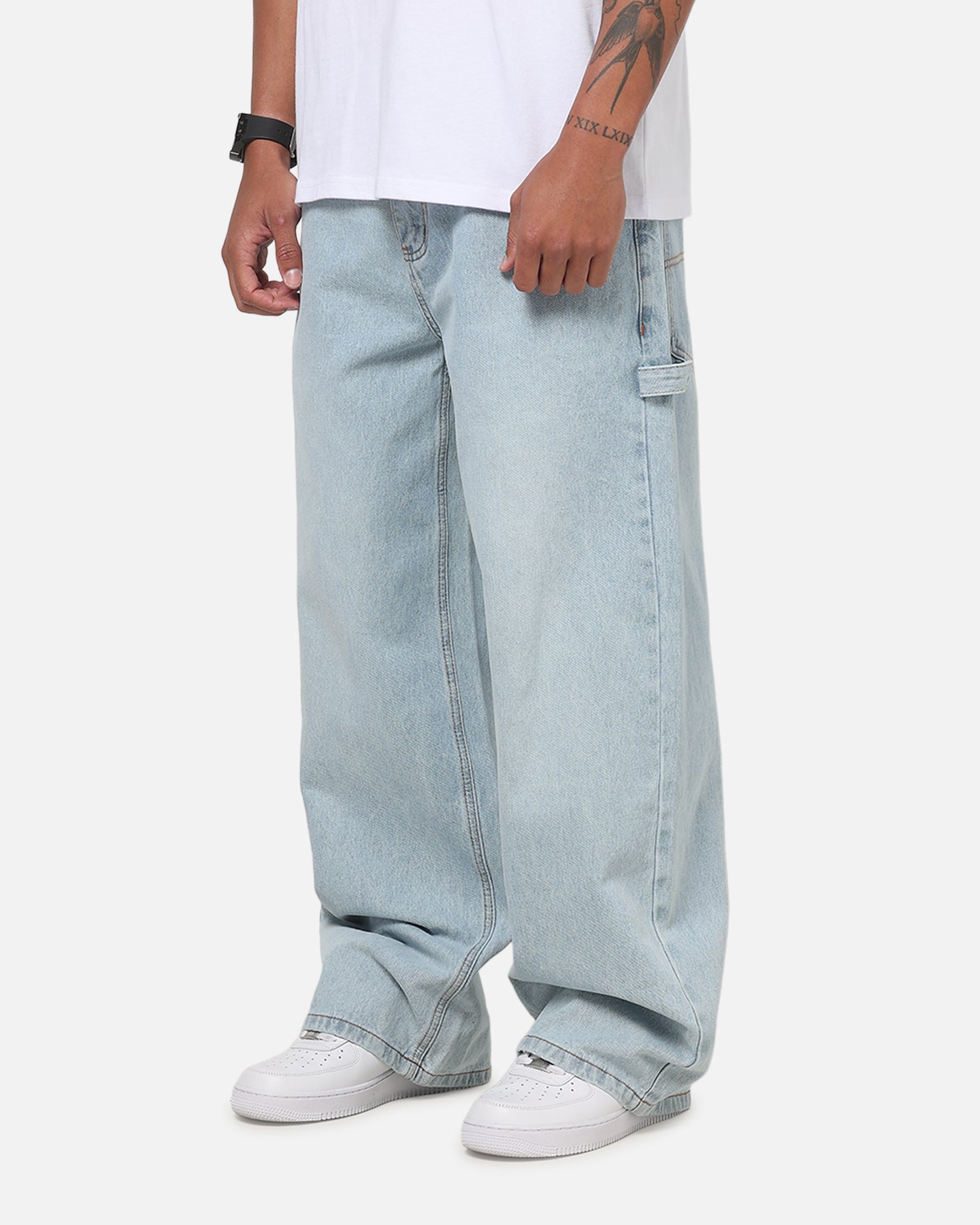 Carre Baggy Carpenter Jeans Sunfade Blue