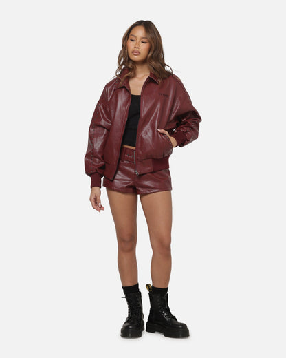 Ed Hardy Desert Bomber Jacket Red