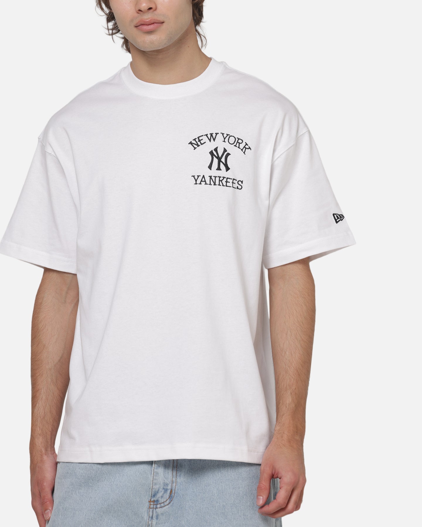 New Era New York Yankees MLB Old School T-Shirt White