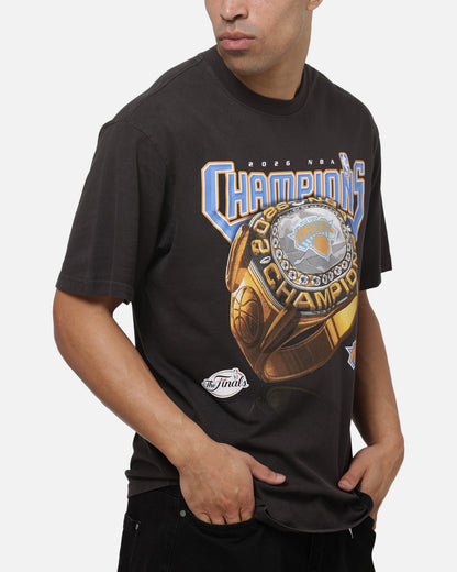 Mitchell & Ness New York Knicks 2026 NBA Champions Ring T-Shirt Washed Black