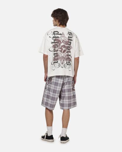 Worship Restraint Box Crop Reverse T-Shirt Coconut Milk