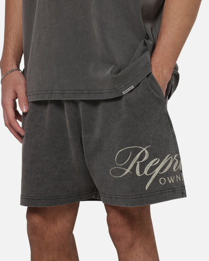 Represent Owners Club Script Shorts Vintage Grey