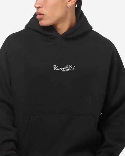 Carre Mini Script Hoodie Black