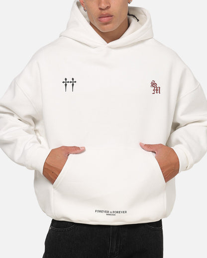 Saint Morta Forever Ever Hoodie Off White