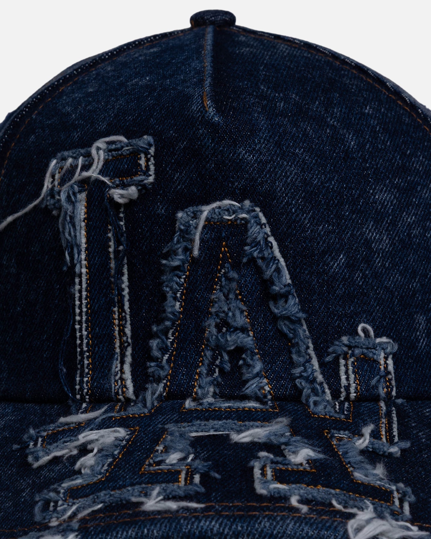 New Era Los Angeles Dodgers 'Denim Over' 9FORTY A-Frame Strapback Dark Denim
