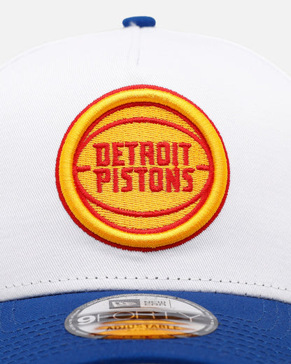 New Era Detroit Pistons 'Summertime' 9FORTY A-Frame Snapback White/Royal