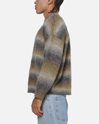 Carre Ombre Knitted Jumper Brown Stripe