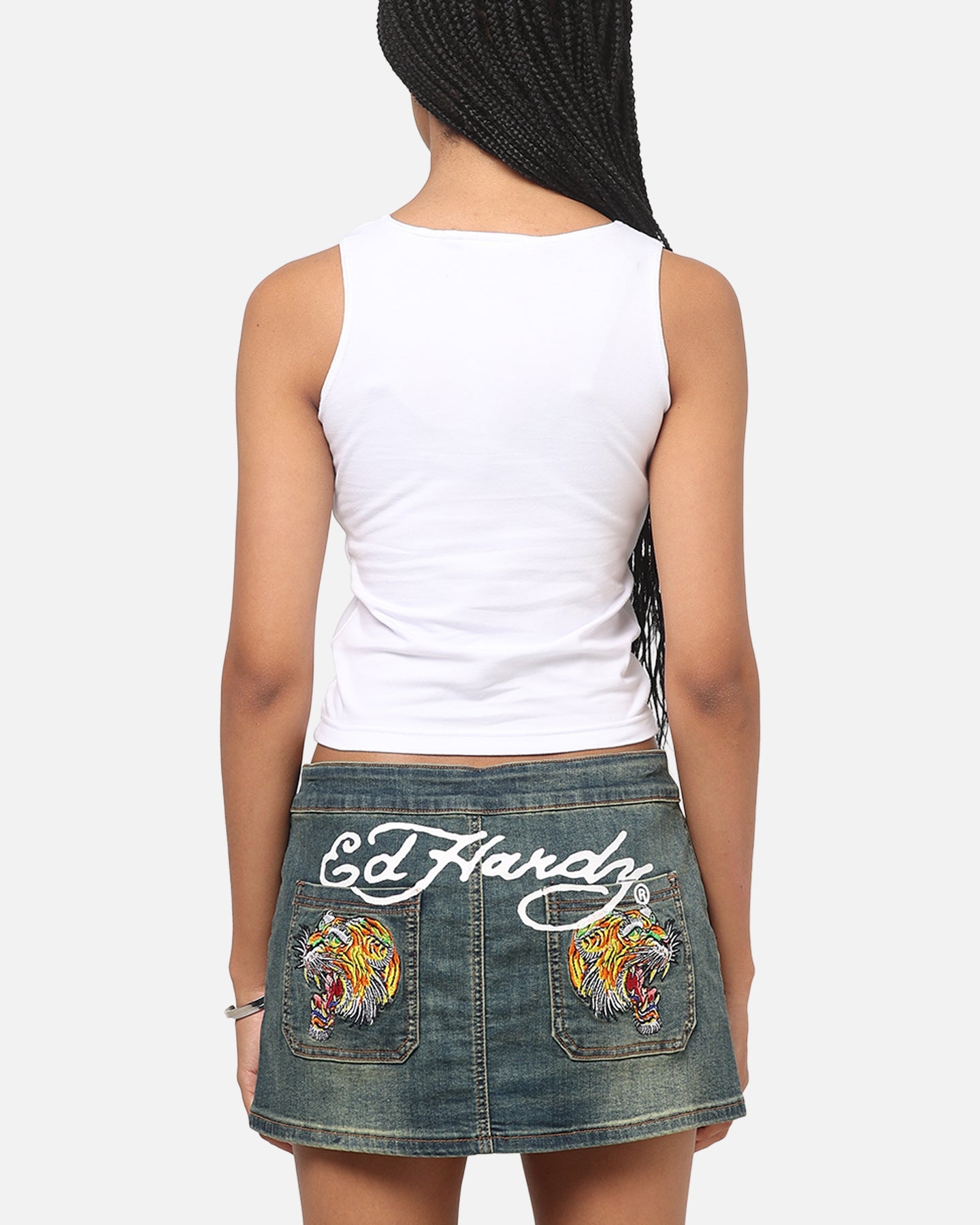 Ed Hardy Women's Holy Tank White