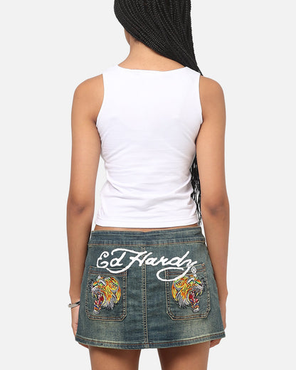 Ed Hardy Women's Holy Tank White