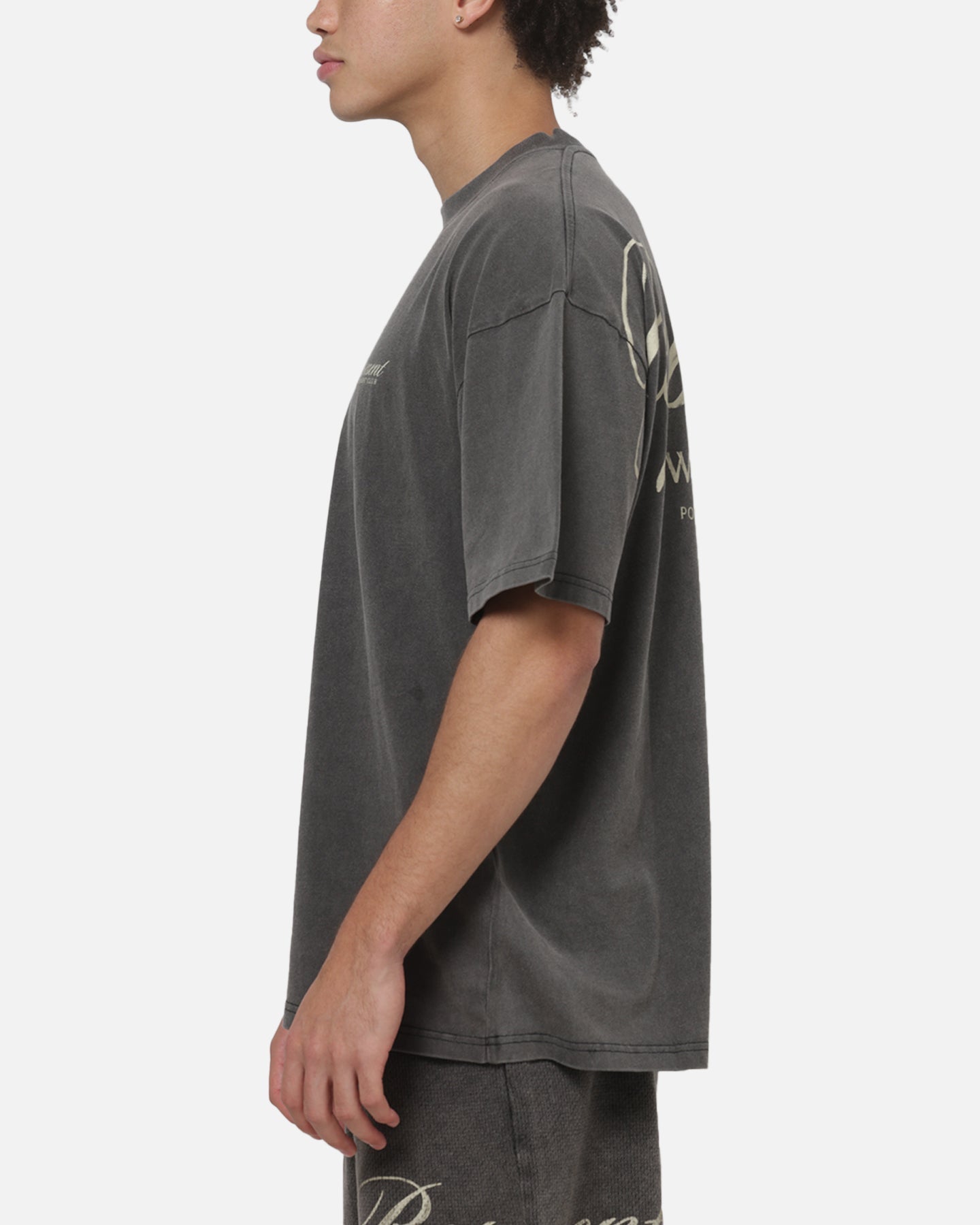 Represent Owners Club Script T-Shirt Vintage Grey