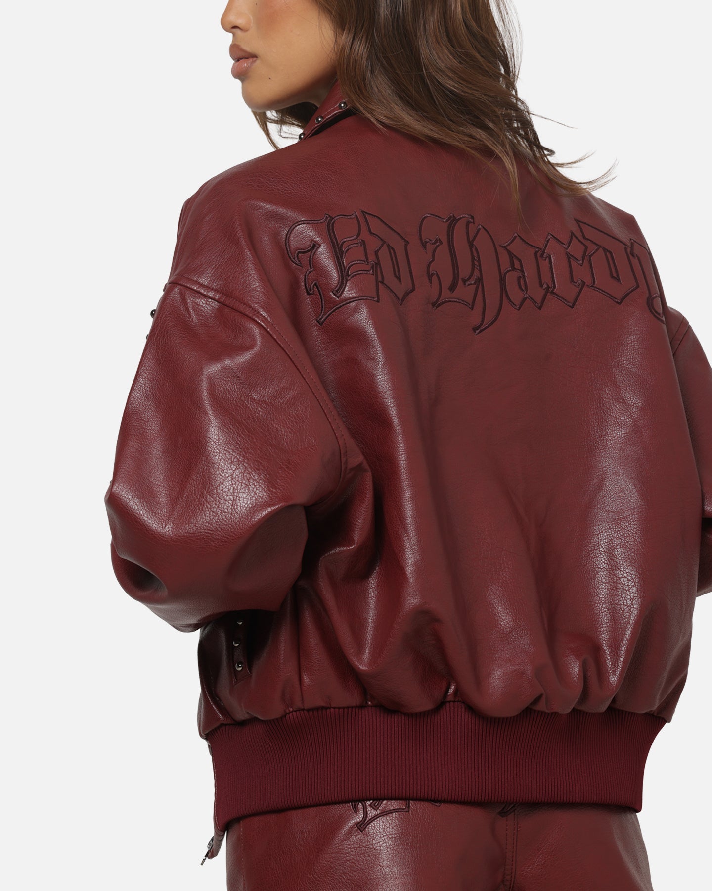 Ed Hardy Desert Bomber Jacket Red
